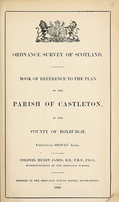 (621) 1860 - Castleton, County of Roxburgh