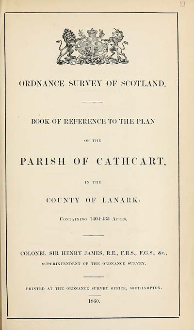 (667) 1860 - Cathcart in the County of Lanark