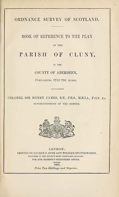 (143) 1866 - Cluny, County of Aberdeen