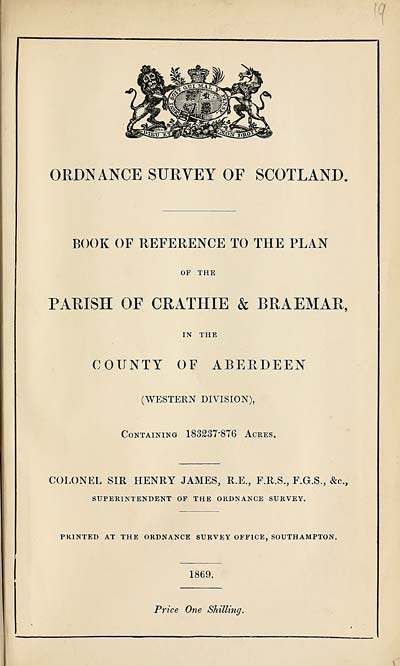 (411) 1869 - Crathie & Braemar, County of Aberdeen