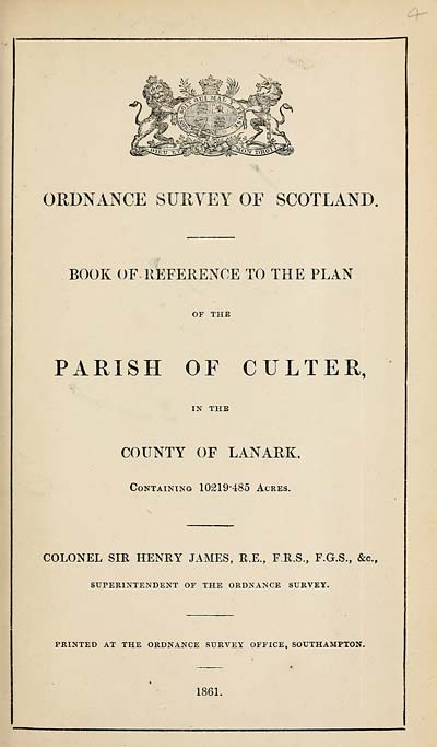 (79) 1861 - Culter, County of Lanark