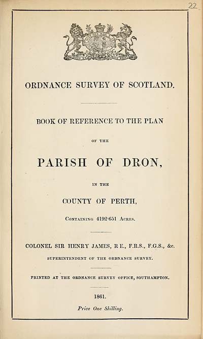 (569) 1861 - Dron, County of Perth