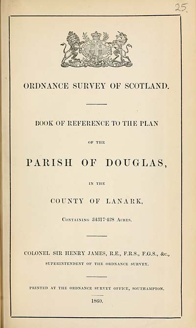 (639) 1860 - Douglas, County of Lanark