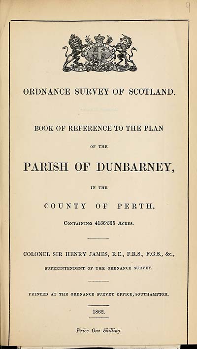 (233) 1862 - Dunbarney, County of Perth