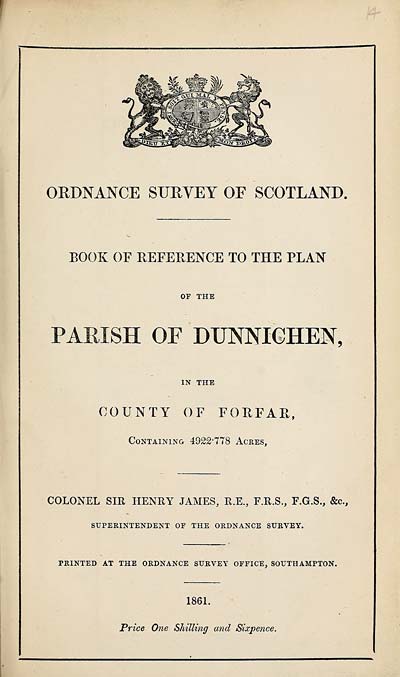 (367) 1861 - Dunnichen, County of Forfar