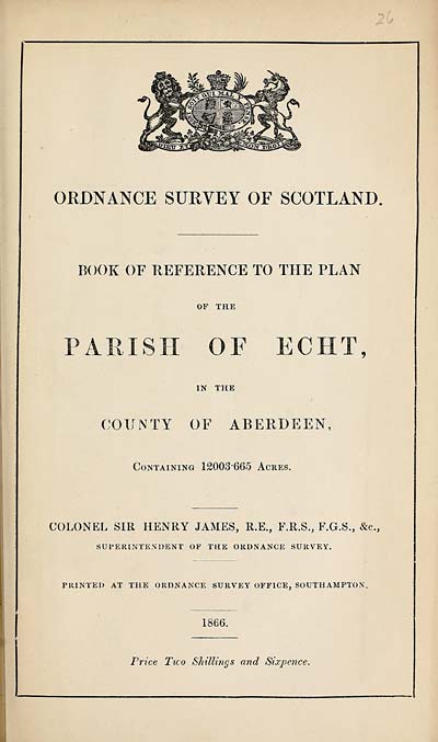 (643) 1866 - Echt, County of Aberdeen