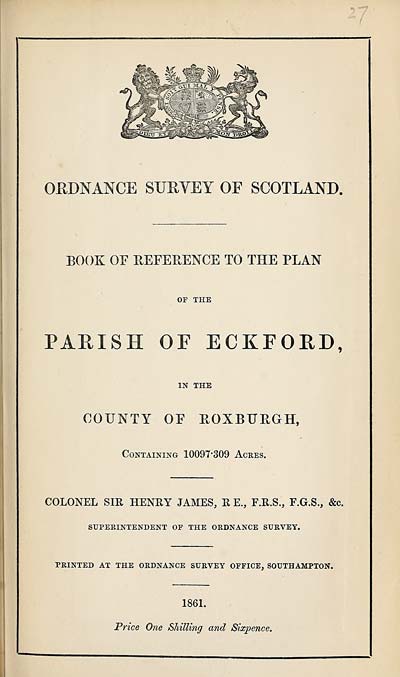 (671) 1861 - Eckford, County of Roxburgh