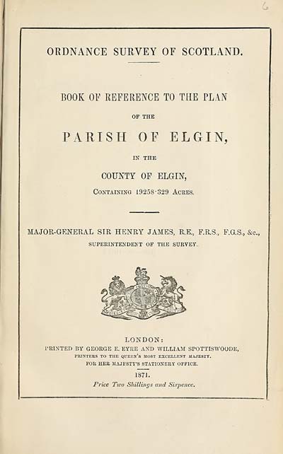 (111) 1871 - Elgin, County of Elgin