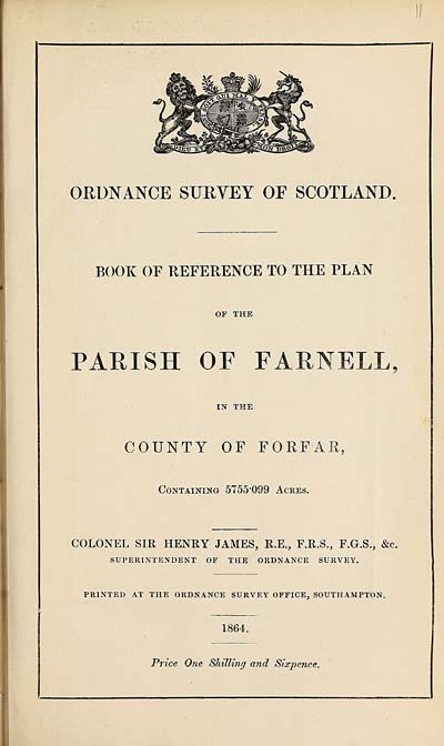 (315) 1864 - Farnell, County of Forfar