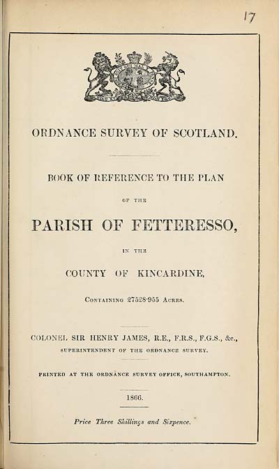 (417) 1866 - Fetteresso, County of Kincardine