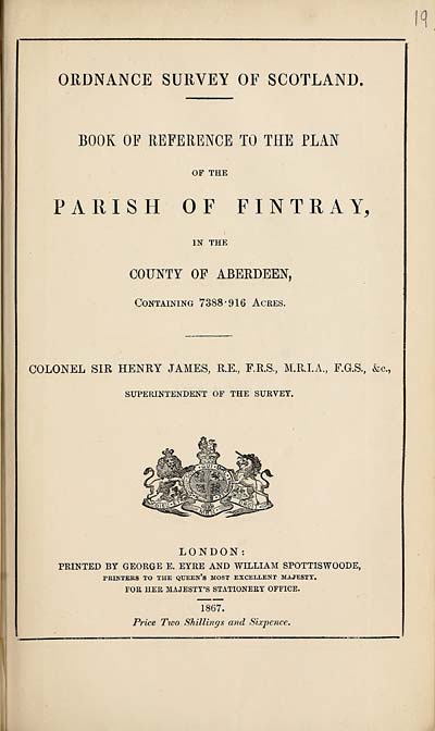 (479) 1867 - Fintray, County of Aberdeen