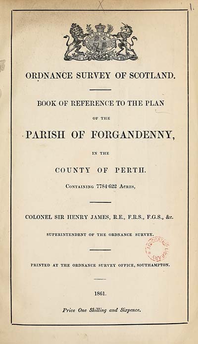 (7) 1861 - Forgandenny, County of Perth