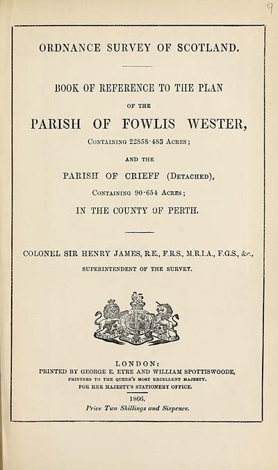 (235) 1896 - Fowlis Wester and Crieff (detached), County of Perth