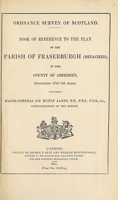 (283) 1871 - Fraserburgh (detached), County of Aberdeen