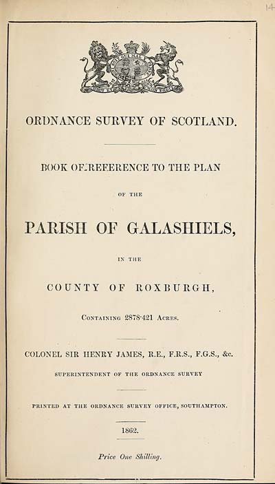 (387) 1862 - Galashiels, County of Roxburgh