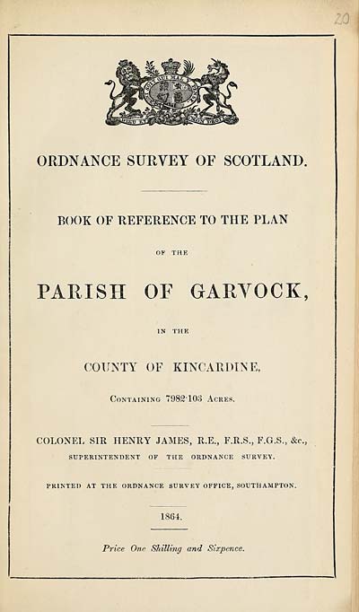 (533) 1864 - Garvock, County of Kincardine