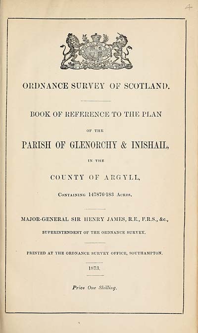 (63) 1873 - Glenorchy & Inshail, County of Argyll