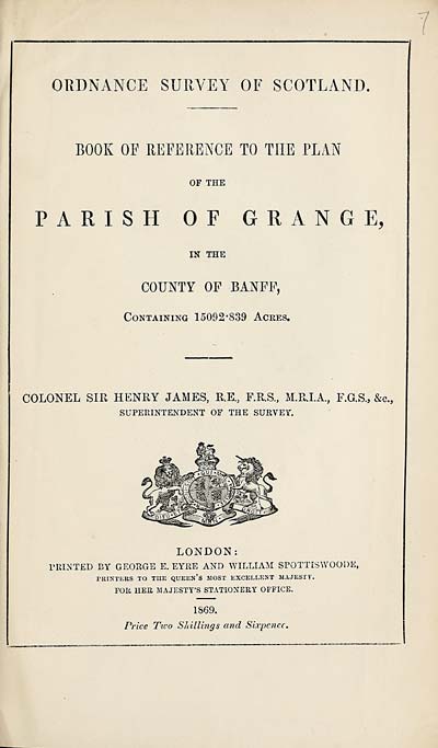 (159) 1869 - Grange, County of Banff