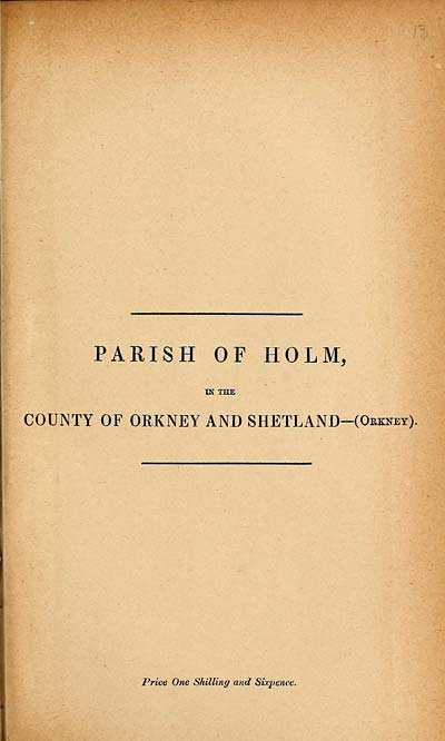 (311) 1882 - Holm, County of Orkney and Shetland (Orkney)