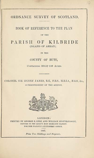 (211) 1867 - Kilbride, County of Bute