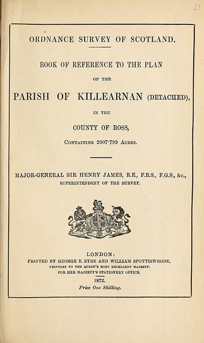 (515) 1872 - Killearnan (Detached), County of Ross