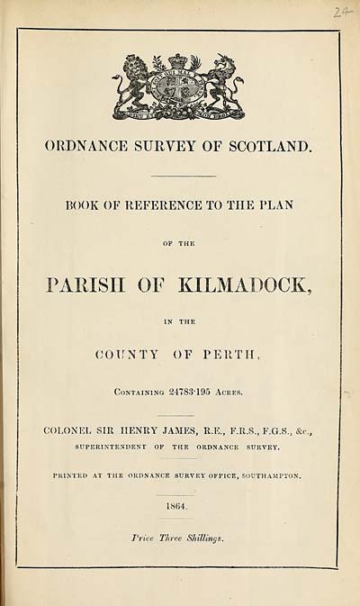 (569) 1864 - Kilmadock, County of Perth