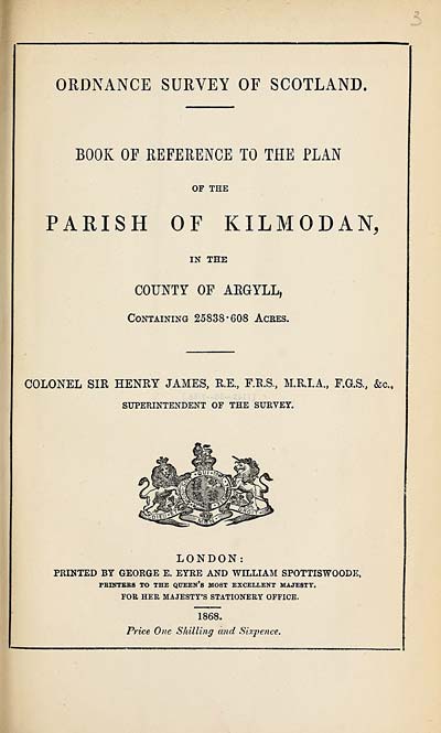 (49) 1868 - Kilmodan, County of Argyll