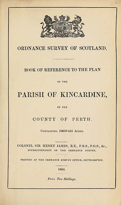 (577) 1864 - Kincardine, County of Perth