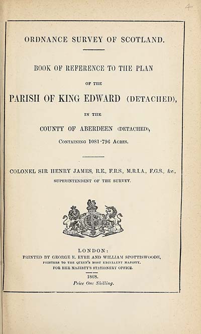 (73) 1868 - King Edward (Detached), County of Aberdeen