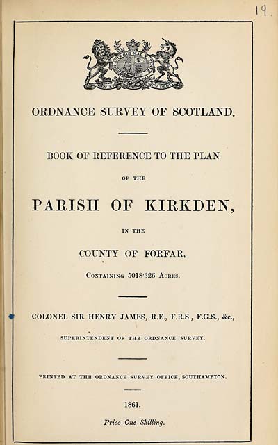 (381) 1861 - Kirkden, County of Forfar