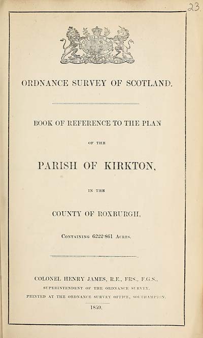 (515) 1859 - Kirkton, County of Roxburgh