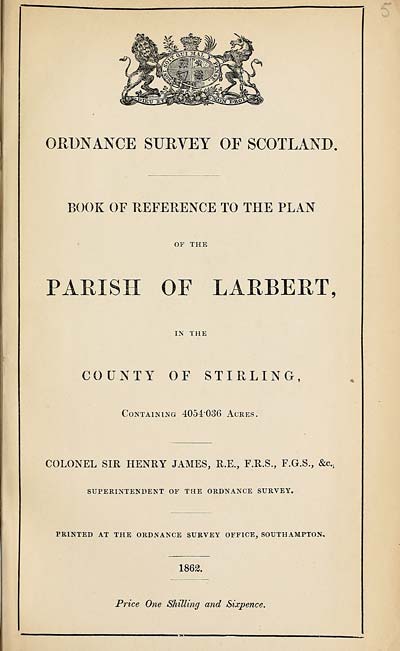 (87) 1862 - Larbert, County of Stirling