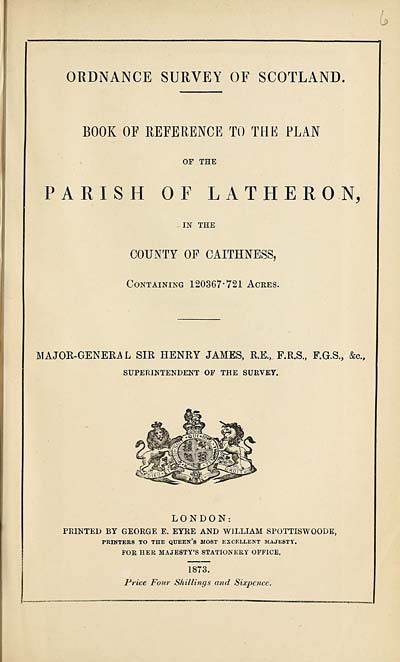 (119) 1873 - Latheron, County of Caithness