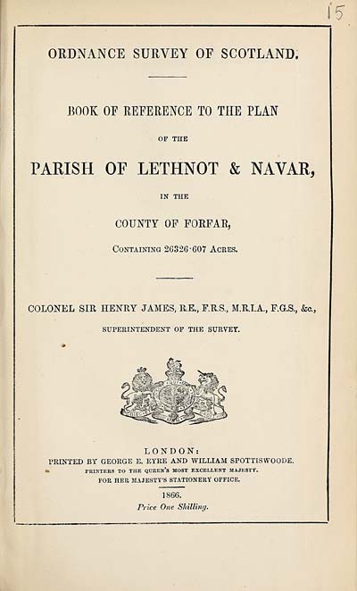 (411) 1866 - Lethnot & Navar, County of Forfar