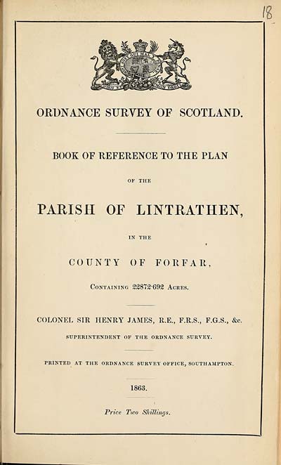 (501) 1863 - Lintrathen, County of Forfar