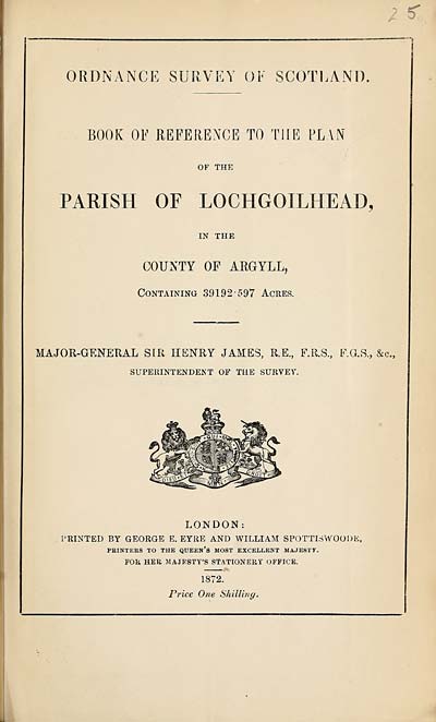 (671) 1872 - Lochgoilhead, County of Argyll