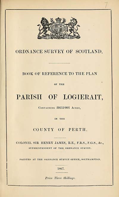 (135) 1867 - Logierait, County of Perth