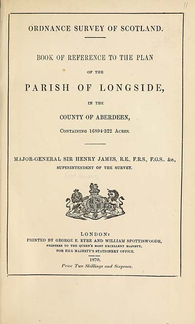 (233) 1870 - Longside, County of Aberdeen