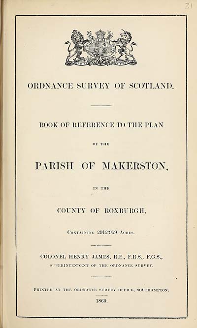 (457) 1860 - Makerston, County of Roxburgh