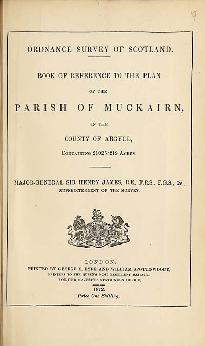 (655) 1872 - Muckairn, County of Argyll