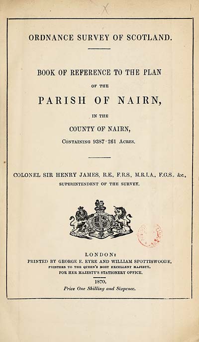 (7) 1870 - Nairn, County of Nairn