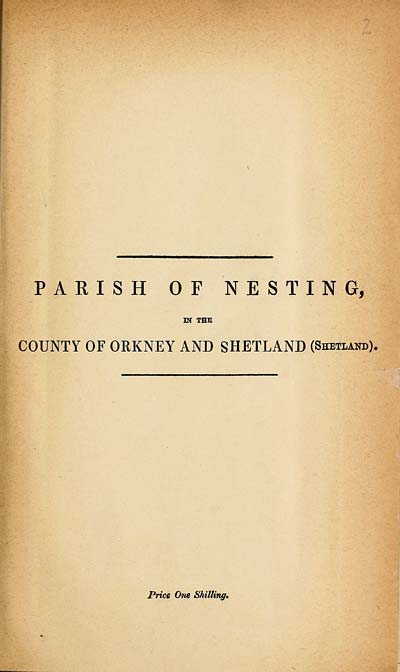 (27) 1880 - Nesting, County of Orkney and Shetland (Shetland)