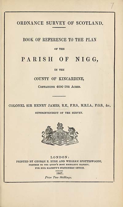 (171) 1867 - Nigg, County of Kincardine