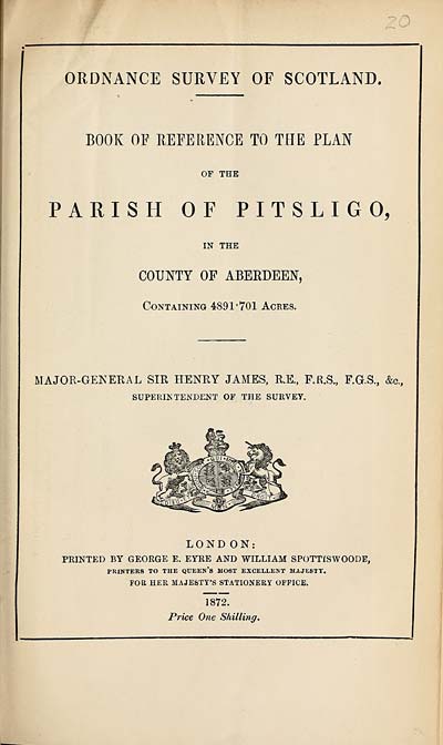 (495) 1872 - Pitsligo, County of Aberdeen
