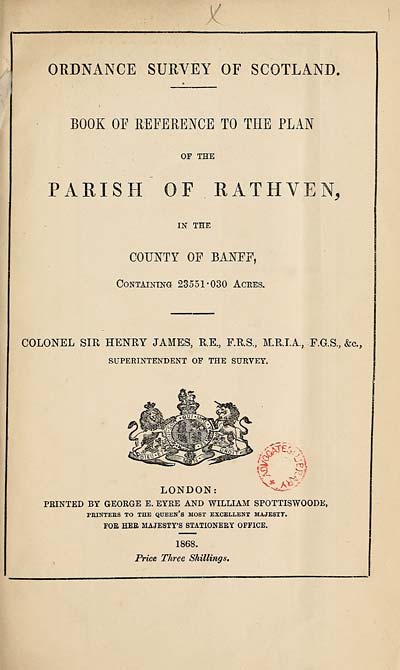 (7) 1868 - Rathven, County of Banff