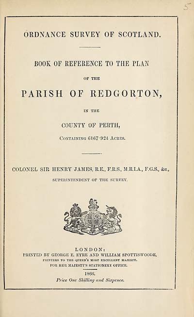 (117) 1866 - Redgorton, County of Perth