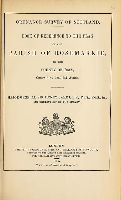 (349) 1872 - Rosemarkie, County of Ross