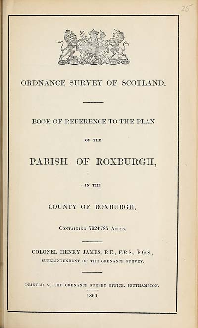 (593) 1860 - Roxburgh, County of Roxburgh