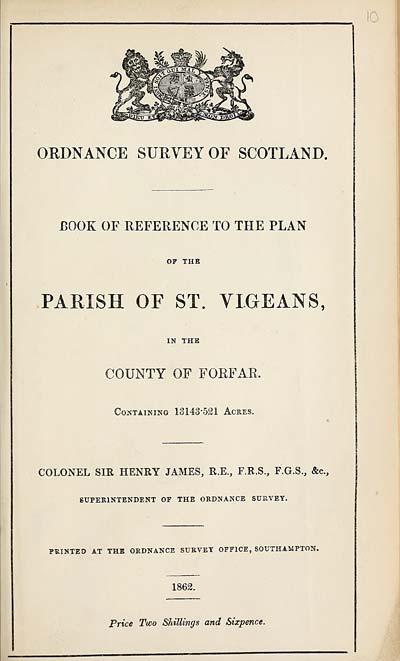 (295) 1862 - St. Vigeans, County of Forfar