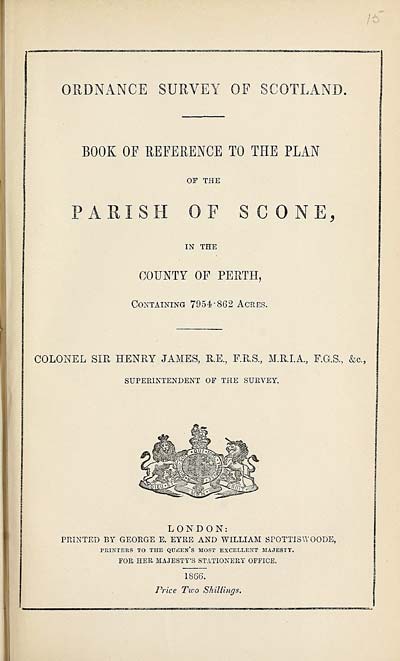 (425) 1866 - Scone, County of Perth
